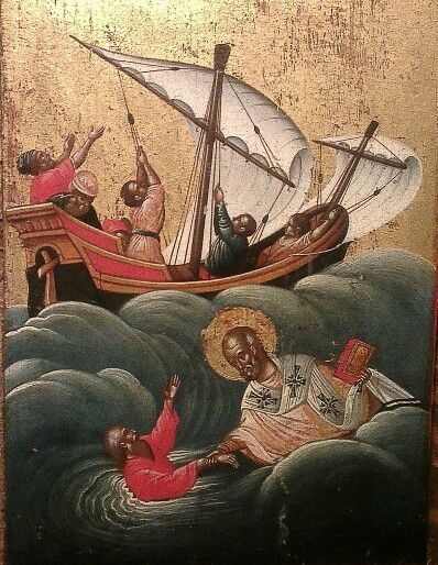 Λεπτομέρεια από το βίο του Αγίου Νικολάου, έργο Αγγέλου (λεπτομέρεια), Μουσείο Μπενάκη